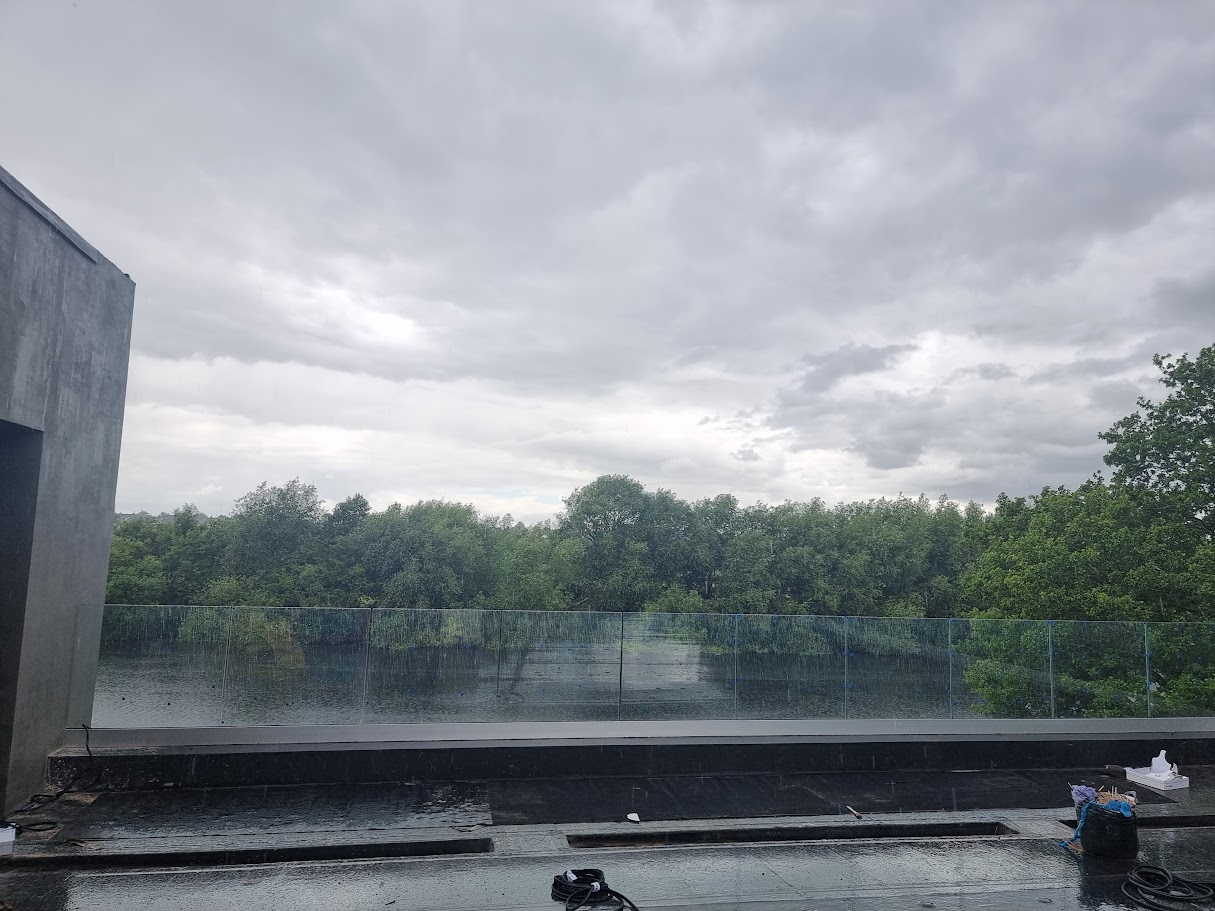 A riverside terrace project in Chester — further view of the completed installation