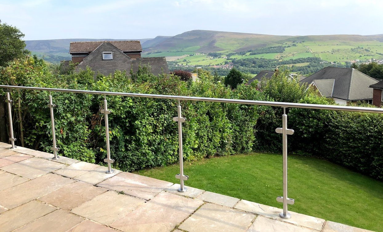 Post Glass Balustrade Systems — Manchester Balustrades installation